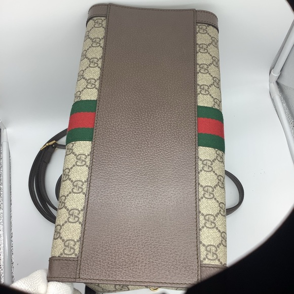 GUCCI OPHIDIA GG MEDIUM TOTE BAG - Picture 6 of 14